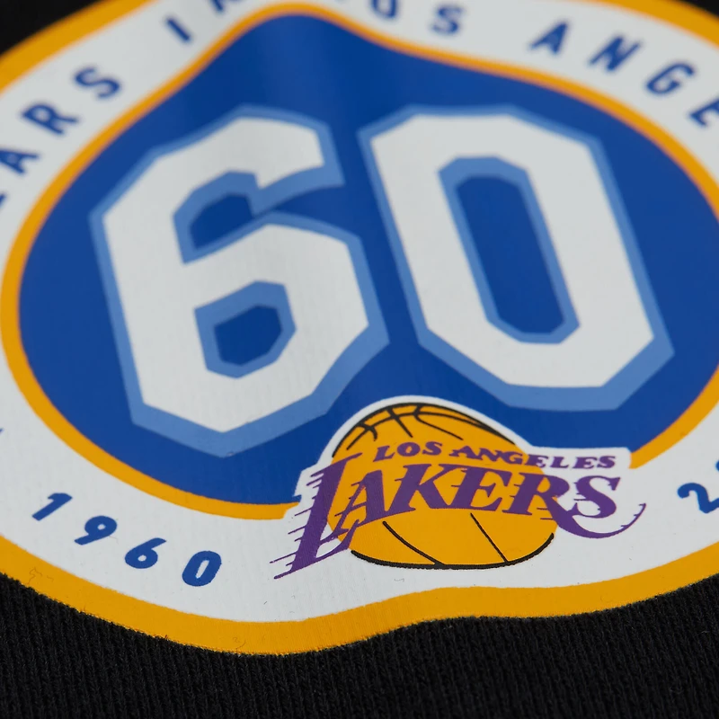 Unisex Mitchell & Ness Black Los Angeles Lakers Vintage Heavyweight Hoodie
