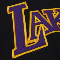 Unisex Mitchell & Ness Black Los Angeles Lakers Vintage Heavyweight Hoodie