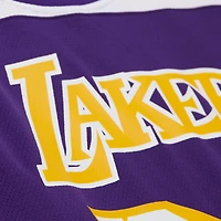 Unisex Mitchell & Ness Shaquille O'Neal Purple Los Angeles Lakers Maxxed Out Fashion Hockey Jersey