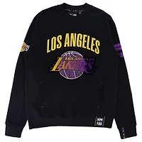 Unisex NBA x Two Hype  Black Los Angeles Lakers Culture & Hoops Heavyweight Pullover Sweatshirt