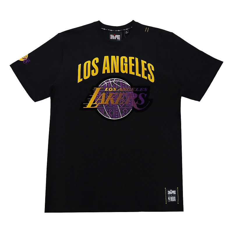T-shirt unisexe NBA x Two Hype Black Los Angeles Lakers Culture & Hoops