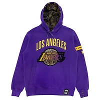 Sweat à capuche épais unisexe NBA x Two Hype Purple Los Angeles Lakers Culture & Hoops