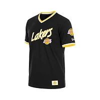 Unisex New Era  Black Los Angeles Lakers Sport Classics Capsule V-Neck Fashion Jersey