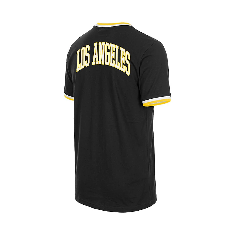 Unisex New Era Black Los Angeles Lakers Sport Classics Capsule V-Neck Fashion Jersey