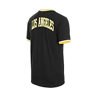 Unisex New Era  Black Los Angeles Lakers Sport Classics Capsule V-Neck Fashion Jersey