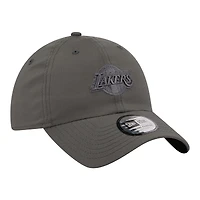 Unisex New Era Charcoal Los Angeles Lakers Ripstop Casual Classic Adjustable Hat