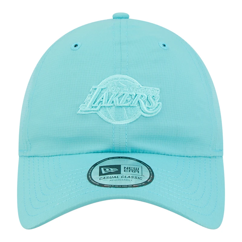 Casquette unisexe New Era turquoise Los Angeles Lakers Color Pack en tissu ripstop décontracté et classique ajustable