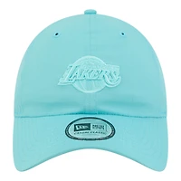 Casquette unisexe New Era turquoise Los Angeles Lakers Color Pack en tissu ripstop décontracté et classique ajustable