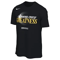 T-shirt unisexe Nike noir Los Angeles Lakers 2026 NBA Playoffs Mantra