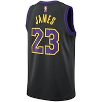 Unisex Nike LeBron James Black Los Angeles Lakers 2023/24 Swingman Player Jersey - City Edition