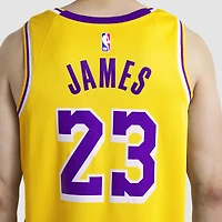 Unisex Nike LeBron James Gold Los Angeles Lakers Swingman Jersey - Icon Edition