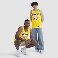 Unisex Nike LeBron James Gold Los Angeles Lakers Swingman Jersey - Icon Edition