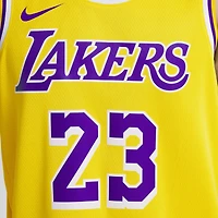 Maillot Nike LeBron James Gold Los Angeles Lakers Swingman unisexe - Édition Icon
