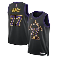 Unisex Nike Luka Dončić Black Los Angeles Lakers 2025/26 Swingman Jersey - City Edition