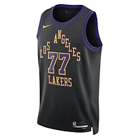 Unisex Nike Luka Dončić Black Los Angeles Lakers 2025/26 Swingman Jersey - City Edition