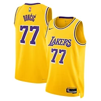 Unisex Nike Luka Dončić Gold Los Angeles Lakers Swingman Jersey - Icon Edition
