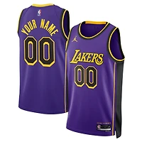 Unisex Nike Purple Los Angeles Lakers Custom Swingman Jersey - Statement Edition