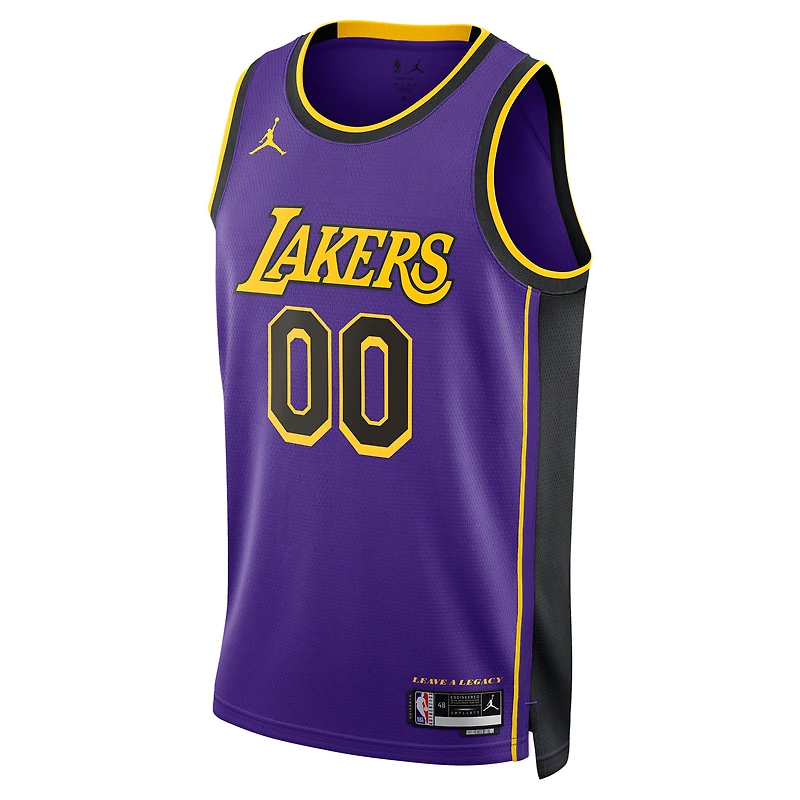 Unisex Nike Purple Los Angeles Lakers Custom Swingman Jersey - Statement Edition