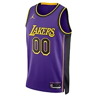 Unisex Nike Purple Los Angeles Lakers Custom Swingman Jersey - Statement Edition