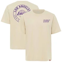 Unisex Sportiqe  Cream Los Angeles Lakers Duke Premium T-Shirt