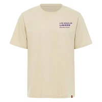 T-shirt unisexe Sportiqe crème Los Angeles Lakers Duke Premium