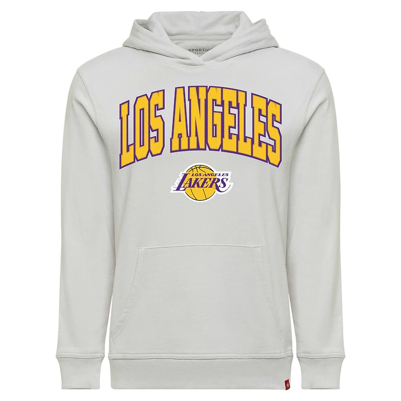 Unisex Sportiqe  Gray Los Angeles Lakers Genuine Issue Collection Drake Premium Hoodie