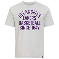 Unisex Sportiqe Gray Los Angeles Lakers Genuine Issue Collection Duke T-Shirt