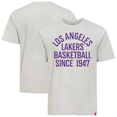 Unisex Sportiqe Gray Los Angeles Lakers Genuine Issue Collection Duke T-Shirt