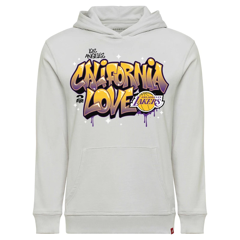 Unisex Sportiqe x 2PAC California Love Gray Los Angeles Lakers Drake Hoodie