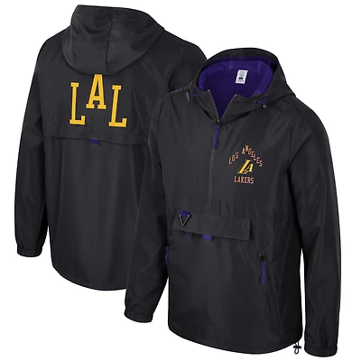 Sweat à capuche unisexe Stadium Essentials noir Los Angeles Lakers 2025/26 City Edition Compete fermeture éclair quart de tour