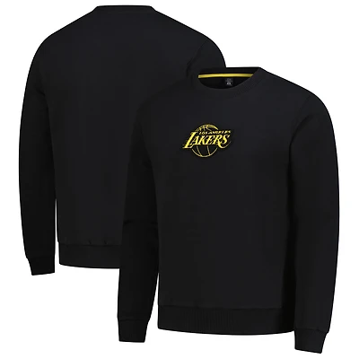 Sweat-shirt unisexe Stadium Essentials noir en chenille Los Angeles Lakers Club Level
