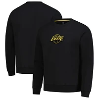 Sweat-shirt unisexe Stadium Essentials noir en chenille Los Angeles Lakers Club Level