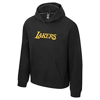 Unisex Stadium Essentials  Black Los Angeles Lakers First Team Club Level Hoodie