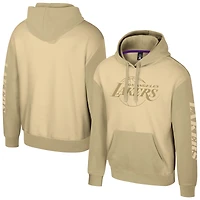 Unisex Stadium Essentials Cream Los Angeles Lakers Rafters Burst Hoodie