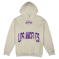 Unisex Stadium Essentials  Cream Los Angeles Lakers Surrender Hoodie