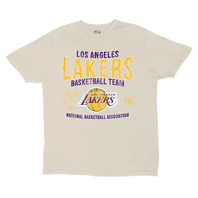 Unisex Stadium Essentials Khaki Los Angeles Lakers Shapeshifter Vintage T-Shirt