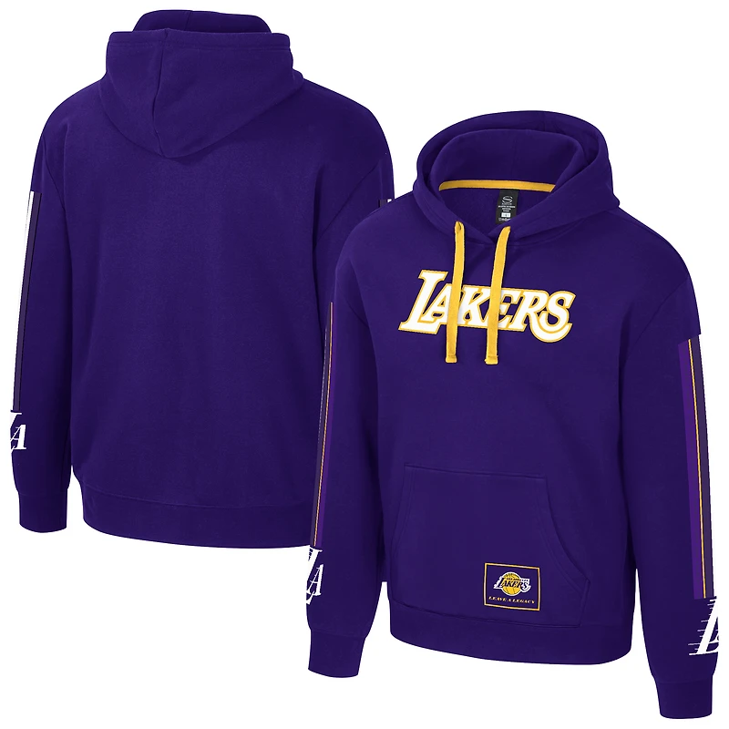 Unisex Stadium Essentials Purple Los Angeles Lakers City Star Hoodie