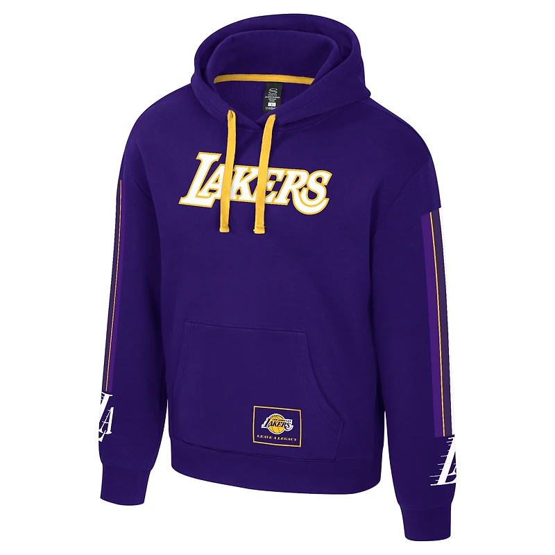 Unisex Stadium Essentials Purple Los Angeles Lakers City Star Hoodie