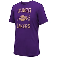T-shirt unisexe Stadium Essentials violet Los Angeles Lakers City Year