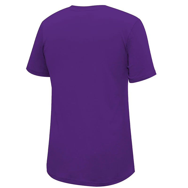 T-shirt unisexe avec logo principal violet des Los Angeles Lakers Stadium Essentials
