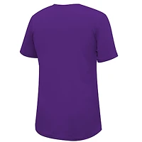 T-shirt unisexe avec logo principal violet des Los Angeles Lakers Stadium Essentials