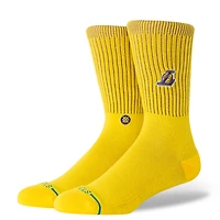 Chaussettes unisexes Stance Los Angeles Lakers avec badge