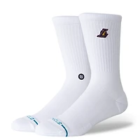 Unisex Stance Los Angeles Lakers Crested Knit Crew Socks
