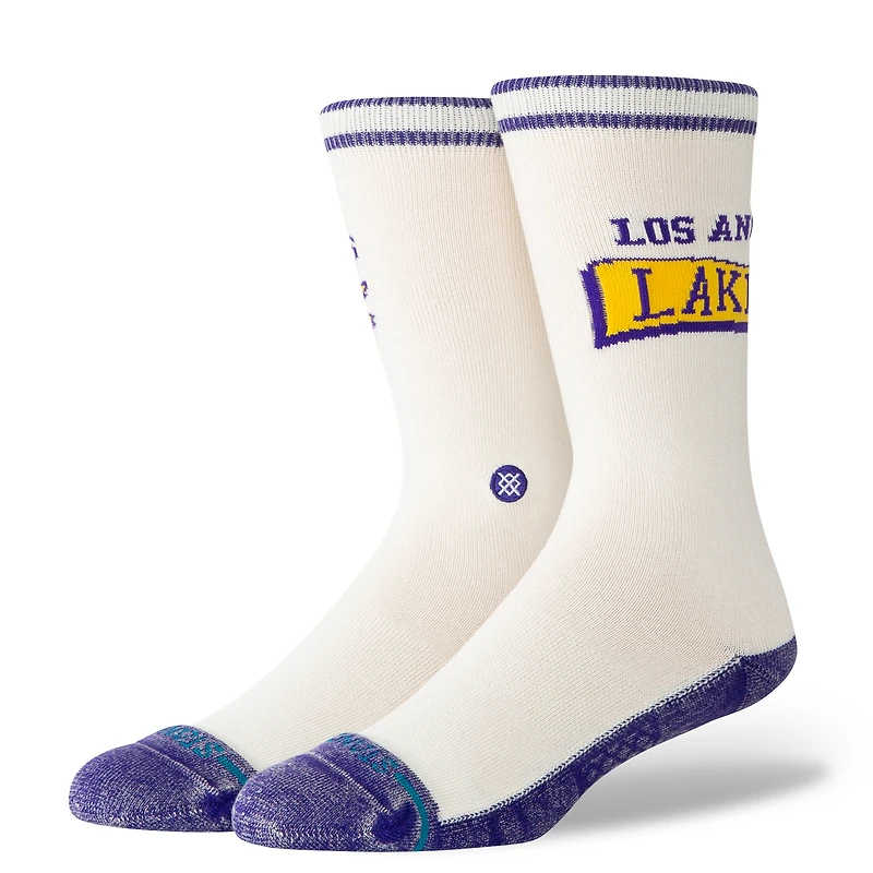 Chaussettes unisexes Stance Los Angeles Lakers Victory Crew