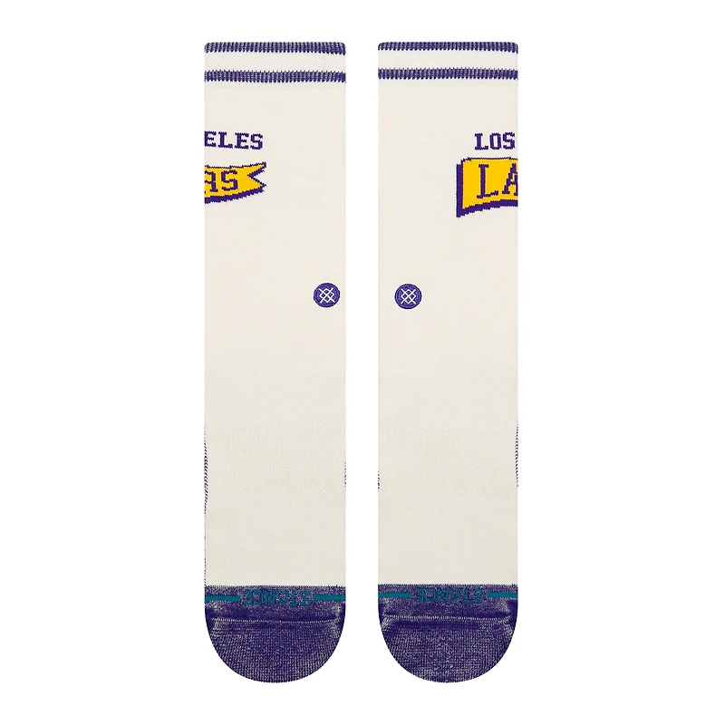 Chaussettes unisexes Stance Los Angeles Lakers Victory Crew