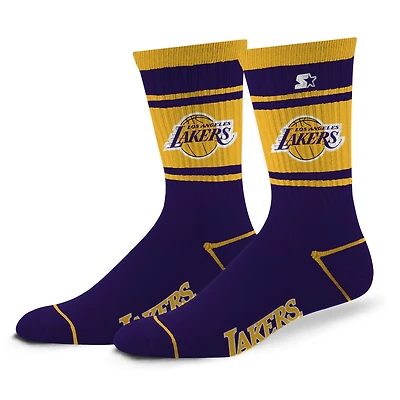 Chaussettes unisexes Starter Los Angeles Lakers Billboard Crew