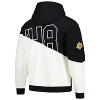 Unisex The Wild Collective Black Los Angeles Lakers Split Pullover Hoodie