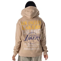 Sweat à capuche unisexe The Wild Collective Tan Los Angeles Lakers Mantra Premium