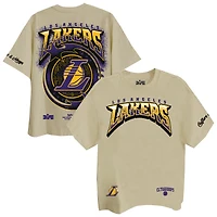 Unisex Two Hype Cream Los Angeles Lakers Drip & Dime Elevated Drop Shoulder T-Shirt