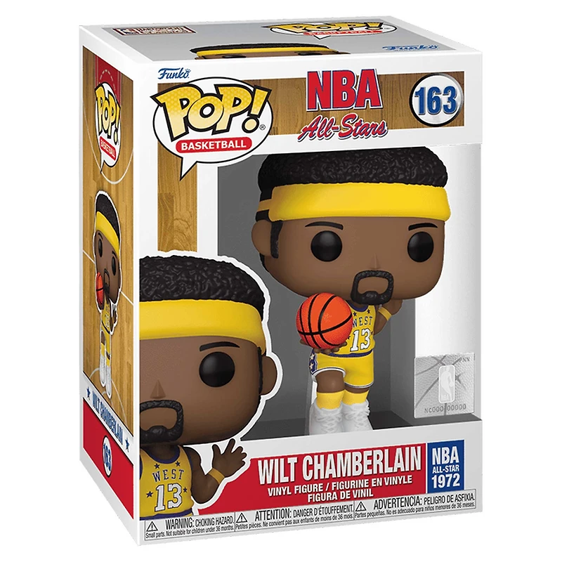 Wilt Chamberlain Jeu des étoiles de la NBA des Lakers de Los Angeles 1972 #163 Funko Pop ! Figurine en vinyle